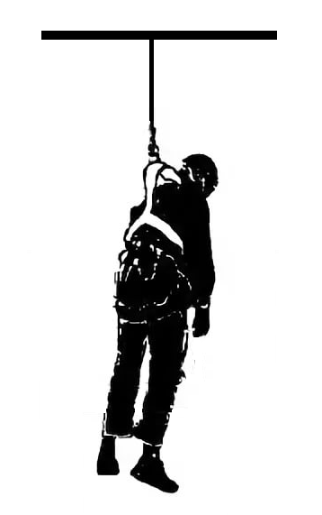 Опасность при зависании в удерживающей системы с наплечными лямками